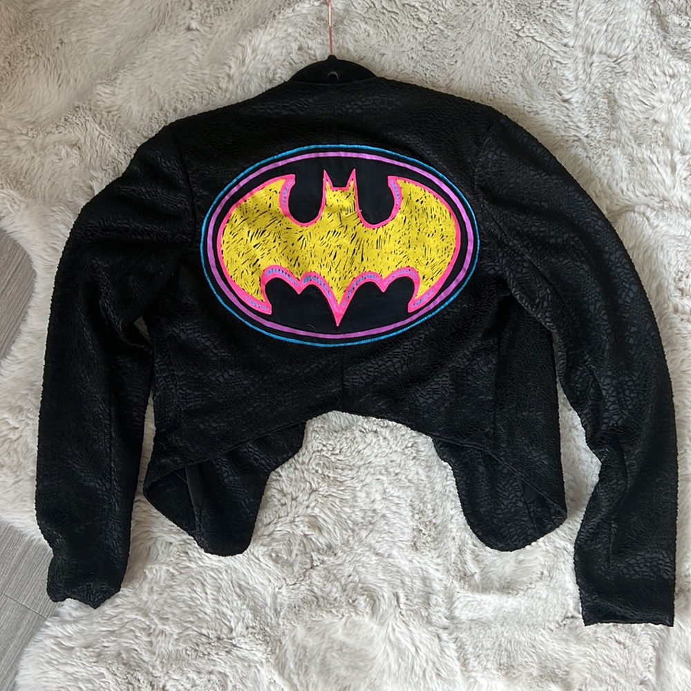 Hand Designed Collab Batman Jacket - image 3